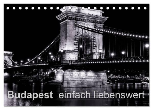 Produktbild: Budapest einfach liebenswert (Tischkalender 2026 DIN A5 quer), CALVENDO Monatskalender