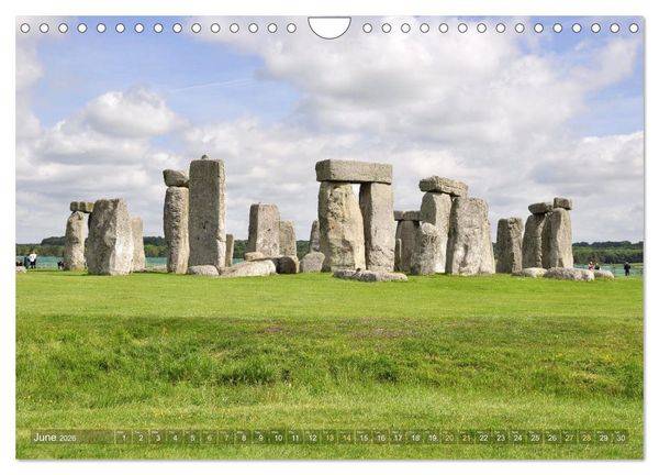 Produktbild: Mysterious Stonehenge (Wall Calendar 2026 DIN A4 landscape), CALVENDO 12 Month Wall Calendar