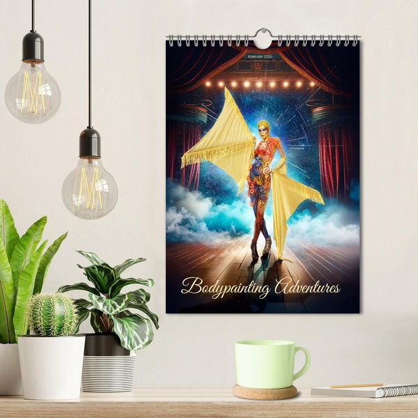 Produktbild: Bodypainting Adventures (Wandkalender 2026 DIN A4 hoch), CALVENDO Monatskalender
