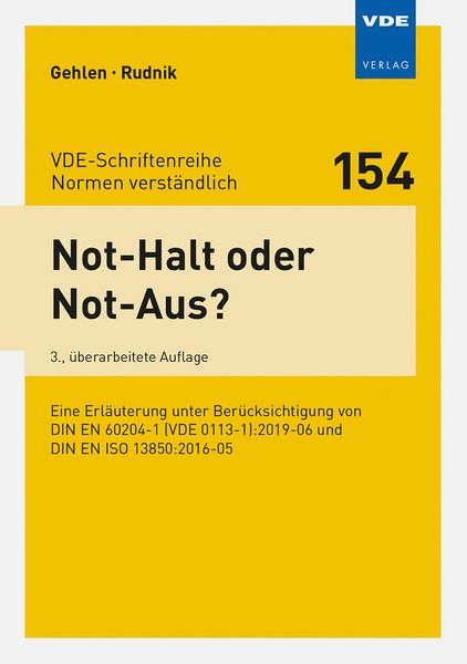 Produktbild: Not-Halt oder Not-Aus?