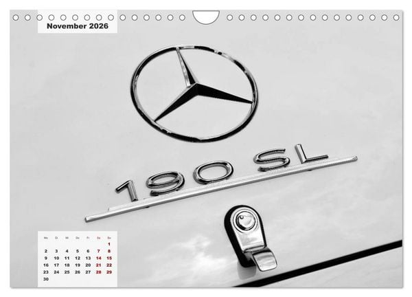 Produktbild: Mercedes Edel & Fein (Wandkalender 2026 DIN A4 quer), CALVENDO Monatskalender