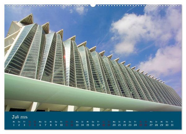 Produktbild: Valencia - Geschichte und Moderne (Wandkalender 2026 DIN A2 quer), CALVENDO Monatskalender
