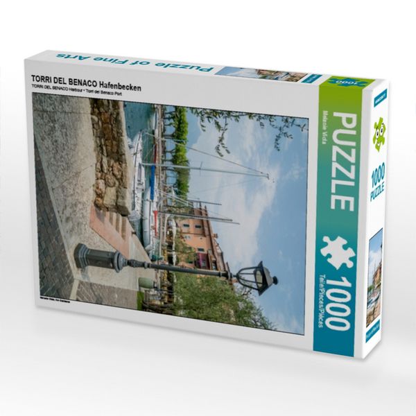 Produktbild: CALVENDO Puzzle TORRI DEL BENACO Hafenbecken | 1000 Teile Lege-Gr&ouml;&szlig;e 64x48cm Foto-Puzzle f&uuml;r gl&uuml;ckliche Stunden