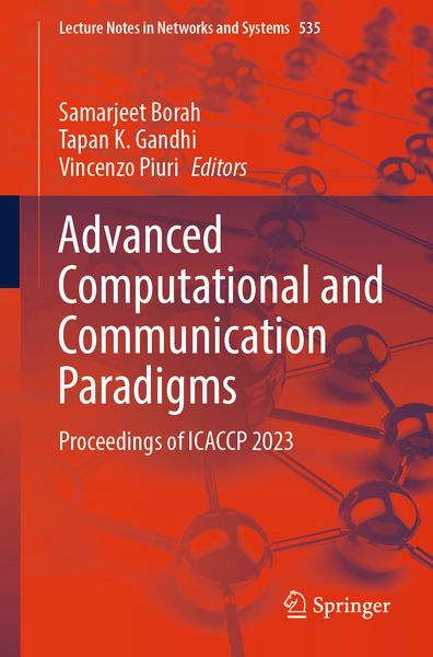 Produktbild: Advanced Computational and Communication Paradigms