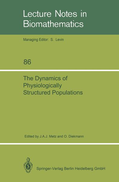 Produktbild: The Dynamics of Physiologically Structured Populations