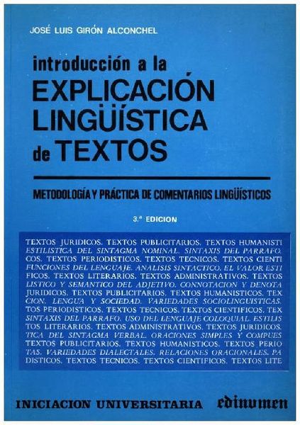 Produktbild: Introducci&oacute;n a la explicaci&oacute;n ling&uuml;&iacute;stica de textos