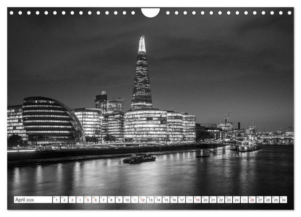 Produktbild: London Stadt an der Themse (Wandkalender 2026 DIN A4 quer), CALVENDO Monatskalender