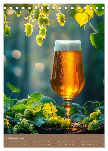 Produktbild: Bier-Liebe Von den Ahnen zu uns (Tischkalender 2026 DIN A5 hoch), CALVENDO Monatskalender