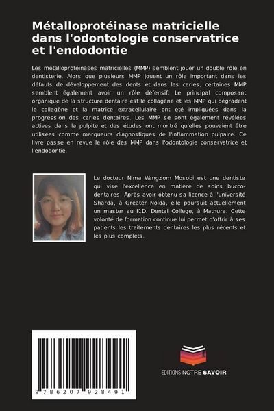 Produktbild: M&eacute;talloprot&eacute;inase matricielle dans l'odontologie conservatrice et l'endodontie