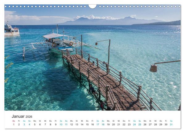 Produktbild: Philippinen - dem Paradies ganz nah (Wandkalender 2026 DIN A3 quer), CALVENDO Monatskalender