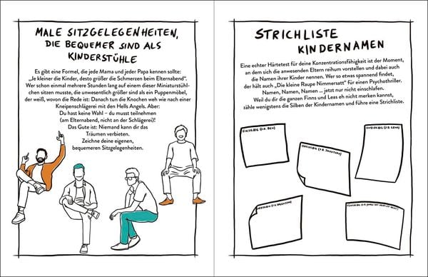 Das Kritzelbuch für den Elternabend