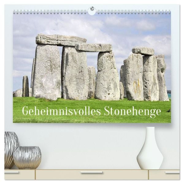 Geheimnisvolles Stonehenge (hochwertiger Premium Wandkalender 2025 DIN A2 quer), Kunstdruck in Hochglanz