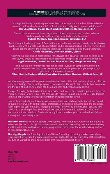 Produktbild: Strategic Tendering for Professional Services