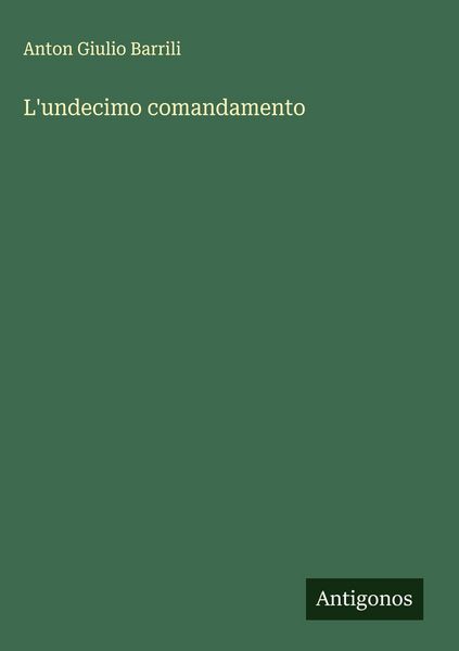 Produktbild: L'undecimo comandamento