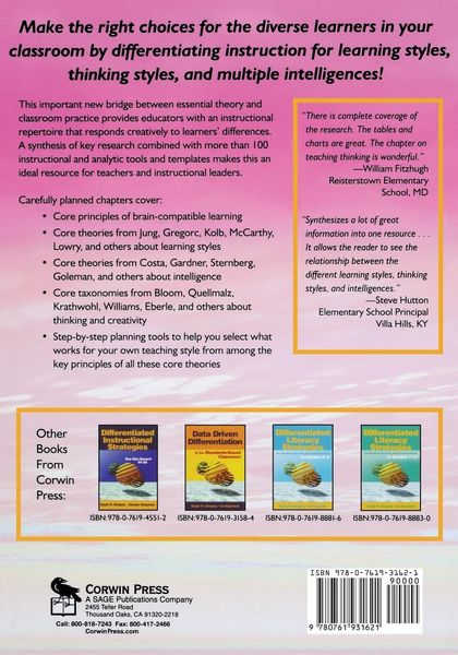 Produktbild: Differentiating Instruction With Style