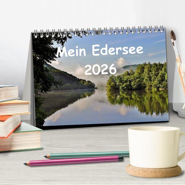 Produktbild: Mein Edersee 2026 (Tischkalender 2026 DIN A5 quer), CALVENDO Monatskalender