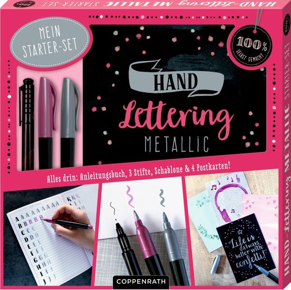 Produktbild: Mein Handlettering Metallic Starter-Set