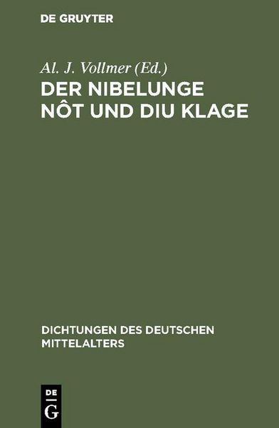 Produktbild: Der Nibelunge n&ocirc;t und diu klage