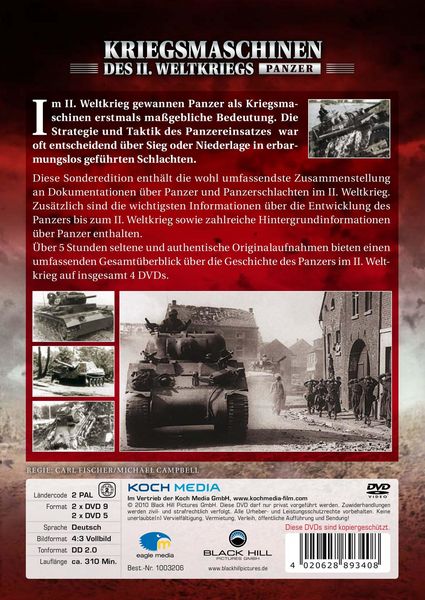 Produktbild: Kriegsmaschinen des II. Weltkriegs - Panzer [4 DVDs]