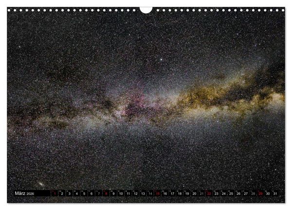 Produktbild: Wunder der Milchstra&szlig;e (Wandkalender 2026 DIN A3 quer), CALVENDO Monatskalender