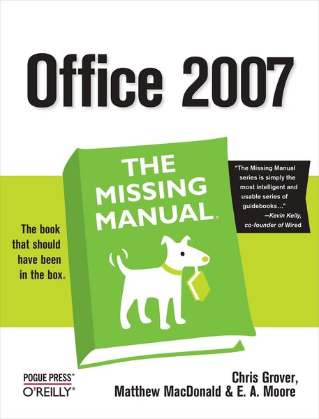 Produktbild: Office 2007: The Missing Manual