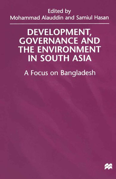 Produktbild: Development, Governance and Environment in South Asia