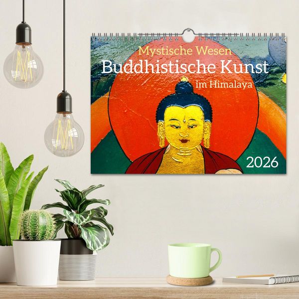 Produktbild: Mystische Wesen &ndash; Buddhistische Kunst im Himalaya (Wandkalender 2026 DIN A4 quer), CALVENDO Monatskalender