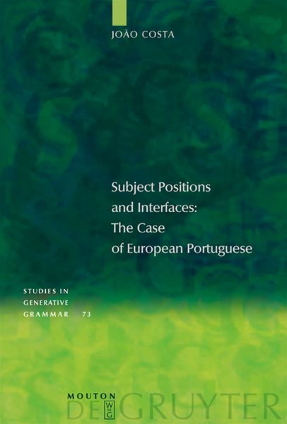 Produktbild: Subject Positions and Interfaces
