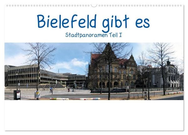 Produktbild: Bielefeld gibt es! Stadtpanoramen (Wandkalender 2026 DIN A2 quer), CALVENDO Monatskalender