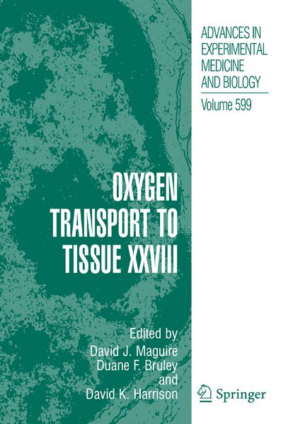 Produktbild: Oxygen Transport to Tissue XXVIII