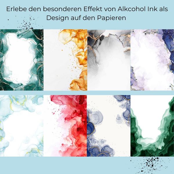 Produktbild: Design Paper DIN A6 Alcohol Ink