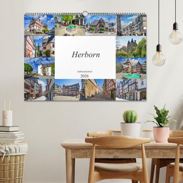 Produktbild: Herborn Impressionen (Wandkalender 2026 DIN A2 quer), CALVENDO Monatskalender