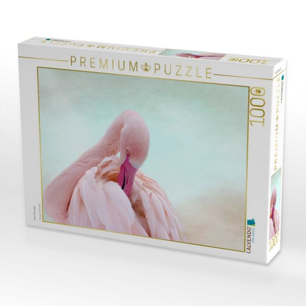 Produktbild: CALVENDO Puzzle Rosa Flamingo | 1000 Teile Lege-Gr&ouml;&szlig;e 64x48cm Foto-Puzzle f&uuml;r gl&uuml;ckliche Stunden