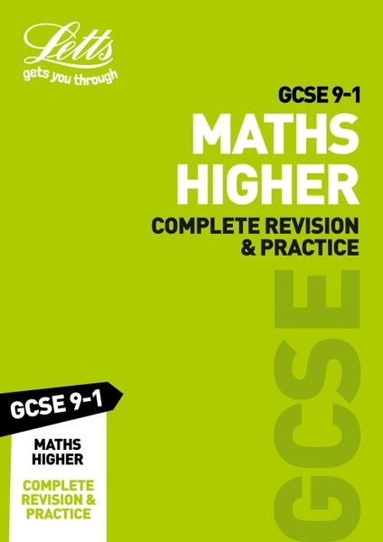 Produktbild: Letts GCSE 9-1 Revision Success - GCSE 9-1 Maths Higher Complete Revision & Practice