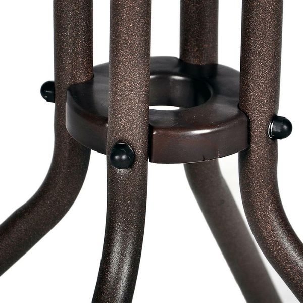 Produktbild: 3-tlg. Bistroset Balkon Stuhl Tisch Set Braun