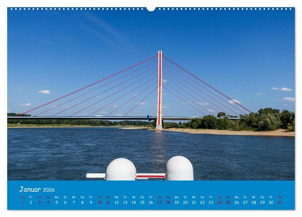Produktbild: Eine Kreuzfahrt auf dem Rhein (Wandkalender 2026 DIN A2 quer), CALVENDO Monatskalender