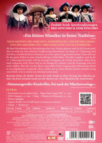 Produktbild: Wie man Prinzessinnen weckt (Wie man Dornr&ouml;schen wachk&uuml;sst) (1977) (Filmjuwelen / DEFA-M&auml;rchen)