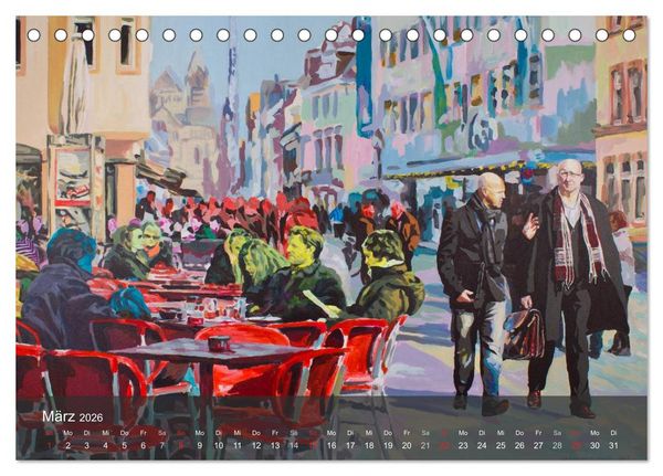 Produktbild: Alena Steinlechner, Acryl auf Leinwand (Tischkalender 2026 DIN A5 quer), CALVENDO Monatskalender