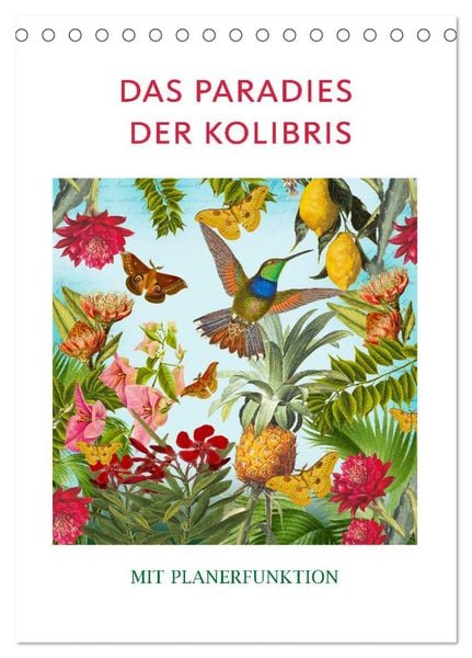 Produktbild: Das Paradies der Kolibris (Tischkalender 2026 DIN A5 hoch), CALVENDO Monatskalender