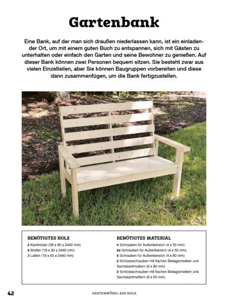 Produktbild: Gartenm&ouml;bel aus Holz