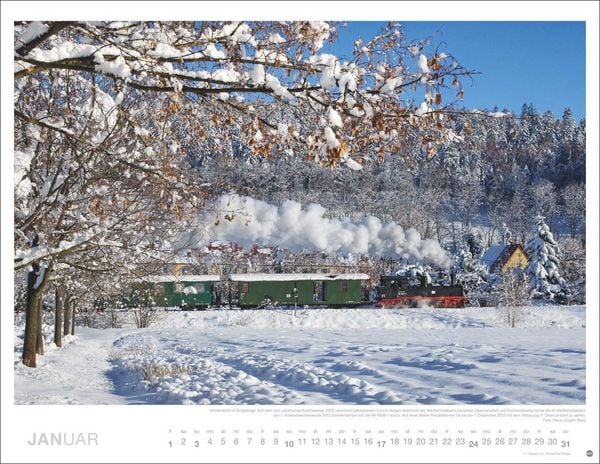 Produktbild: Eisenbahn-Romantik Posterkalender 2027