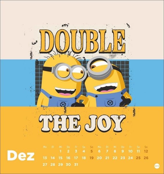 Produktbild: Minions Postkartenkalender 2027