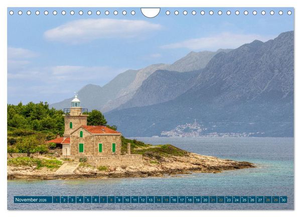 Produktbild: Insel Hvar - Der sonnigste Platz der Adria (Wandkalender 2026 DIN A4 quer), CALVENDO Monatskalender