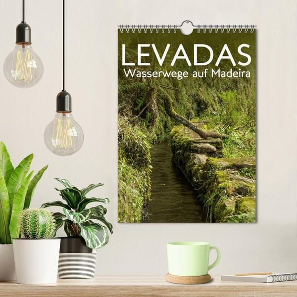 Produktbild: Levadas - Wasserwege auf Madeira (Wandkalender 2026 DIN A4 hoch), CALVENDO Monatskalender