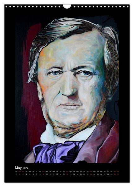 Produktbild: Pop Art Famous composers (Wall Calendar 2027 DIN A3 portrait), CALVENDO 12 Month Wall Calendar