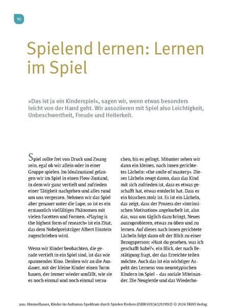 Produktbild: Kinder im Autismus-Spektrum durch Spielen f&ouml;rdern