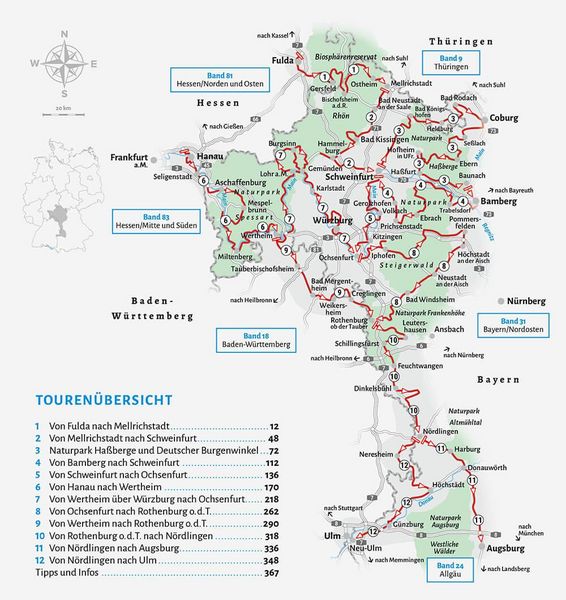 Produktbild: Entdeckertouren mit dem Wohnmobil Bayern Nordwesten