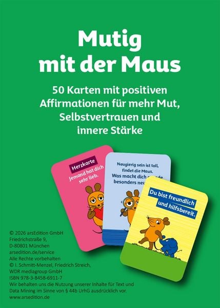 Produktbild: Die Maus &ndash; Mutmachkarten