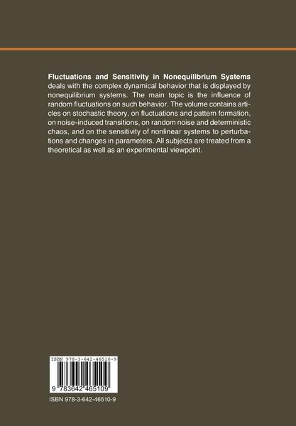 Produktbild: Fluctuations and Sensitivity in Nonequilibrium Systems