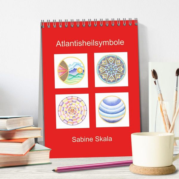 Produktbild: Atlantisheilsymbole (Tischkalender 2026 DIN A5 hoch), CALVENDO Monatskalender